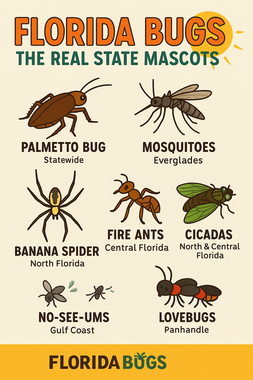 š Florida Bugs: The Real State Mascots
