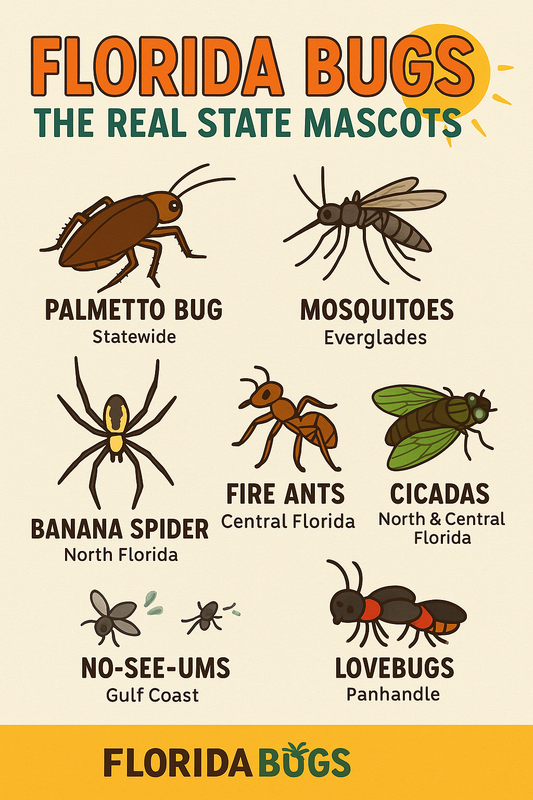 🐜 Florida Bugs: The Real State Mascots