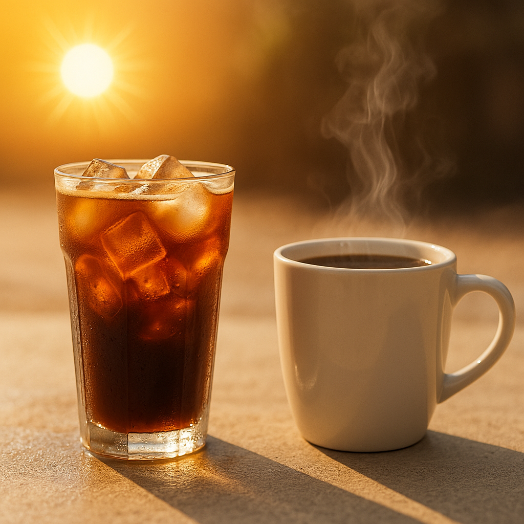☕🔥 Iced Coffee or Hot Coffee on a Blazing Day? Let’s Settle This Once and For All