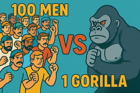 📰 100 Men vs. 1 Gorilla: The Internet’s Most Unkillable Hypothetical