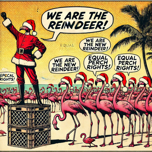 The Great Flamingo Uprising of Christmas Eve