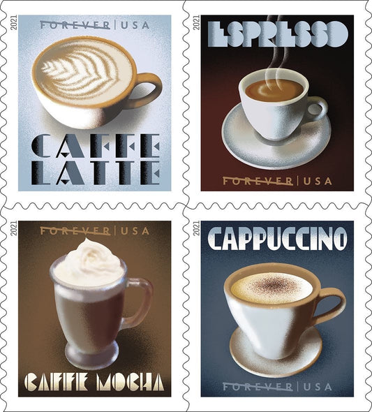 US Postal Service Celebrates ‘American’ Espresso with New Stamps