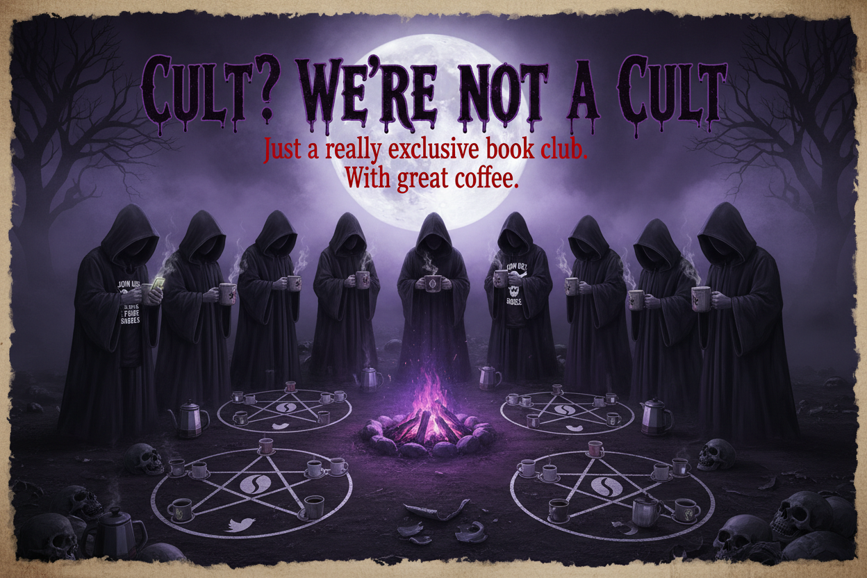 Cult? We're Not a Cult: 15 Signs You Might Be in One | Unlawful Threads