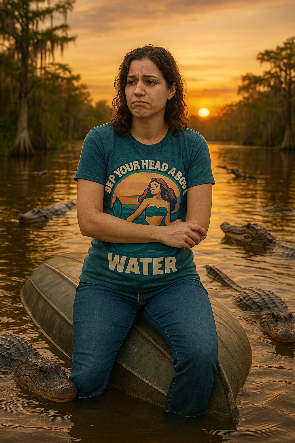 Keep Your Head Above Water – Florida Mermaid Survival Shirt Florida