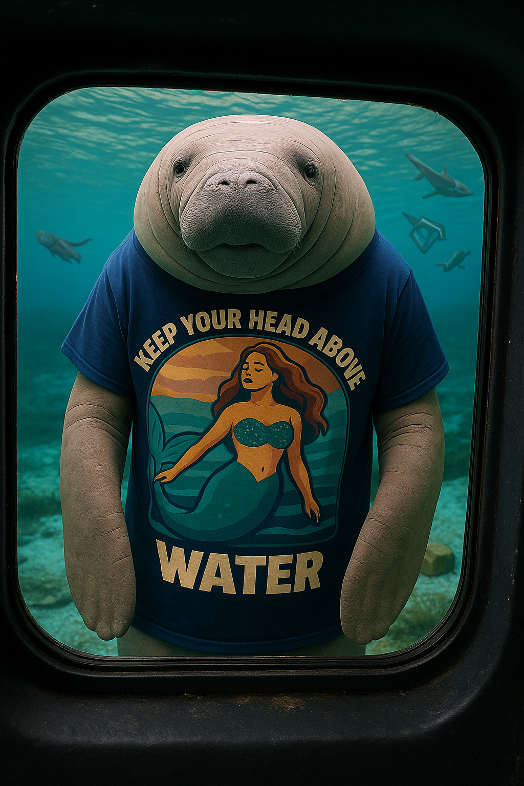Keep Your Head Above Water – Florida Mermaid Survival Shirt Florida