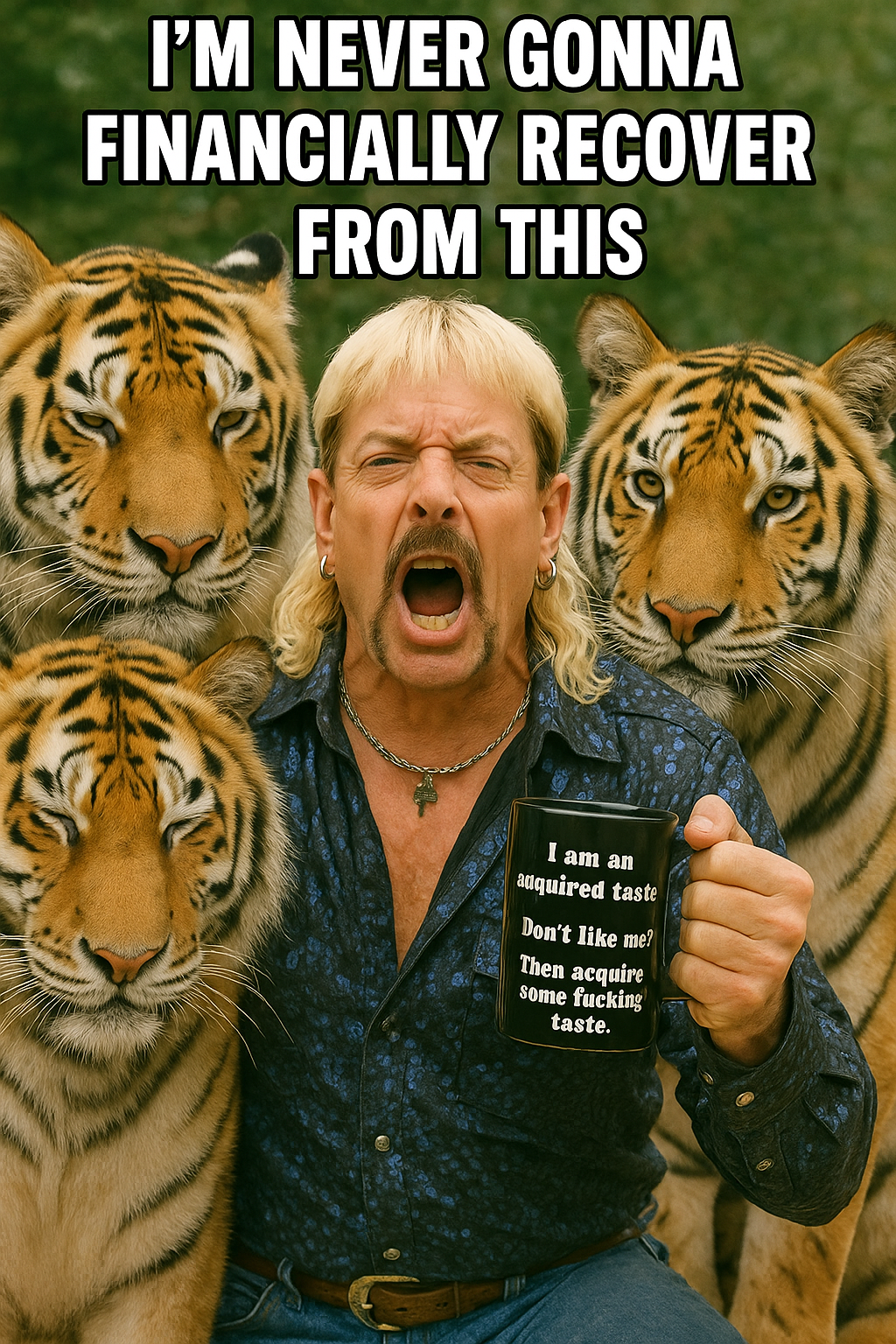 I am an acquired taste. Don't like me? Then acquire some f*cking taste. 15oz Ceramic Mug