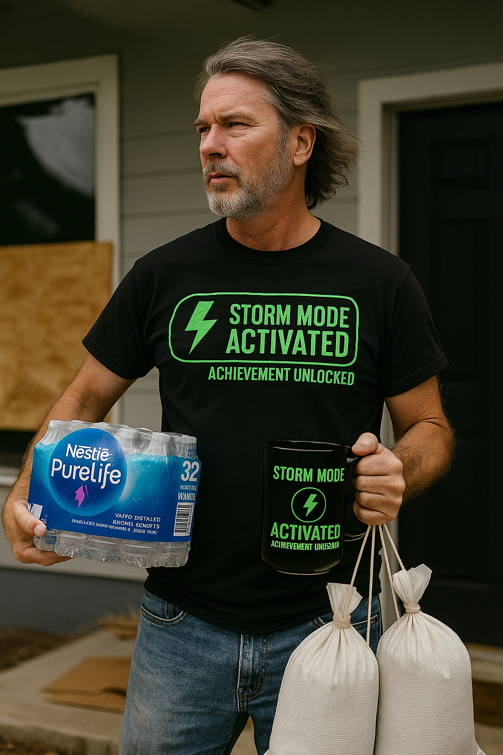 Storm Mode Activated Shirt – Florida Hurricane Prep Achievement Tee Florida