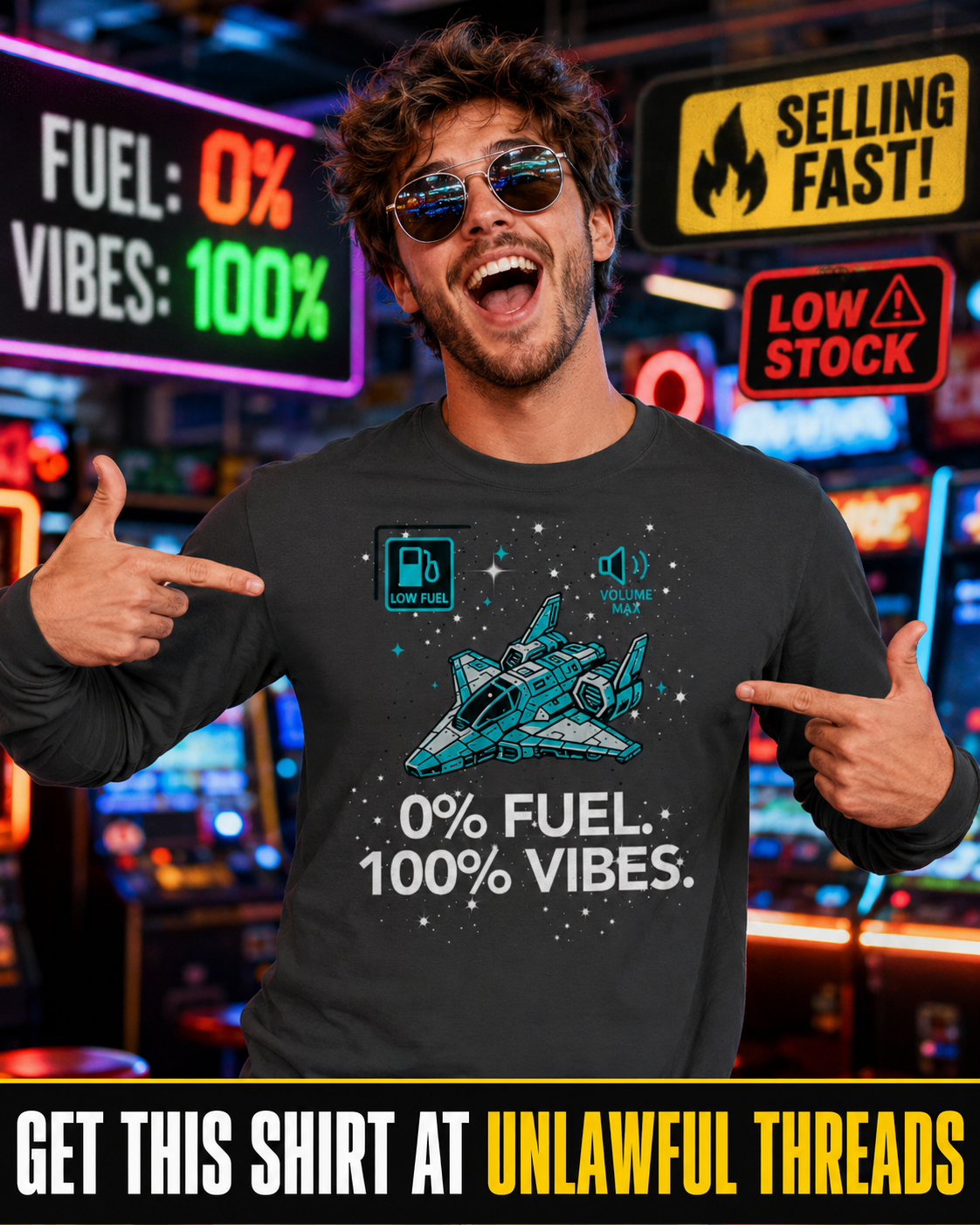 Zero Percent Fuel. One Hundred Percent Vibes