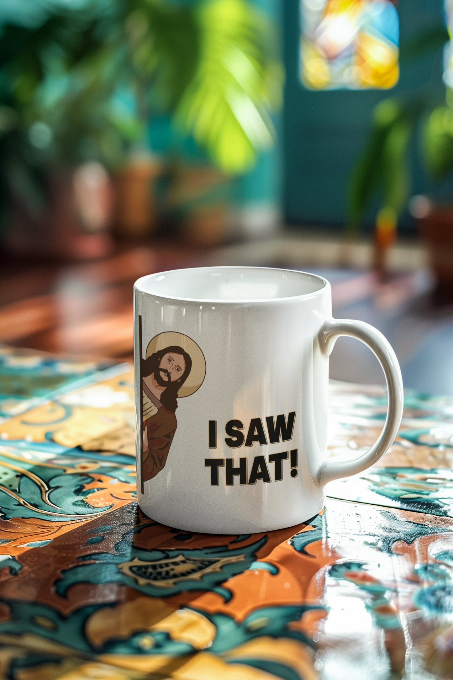 Jesus; I SAW THAT!