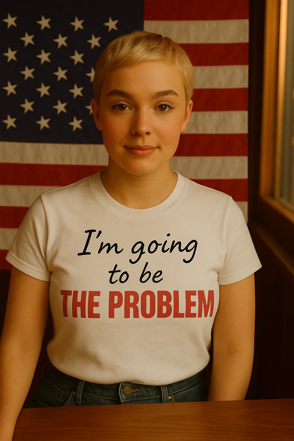 The Problem T-Shirt - Bold Feminist Statement Tee - Funny Sarcastic Shirt for Women & Activists