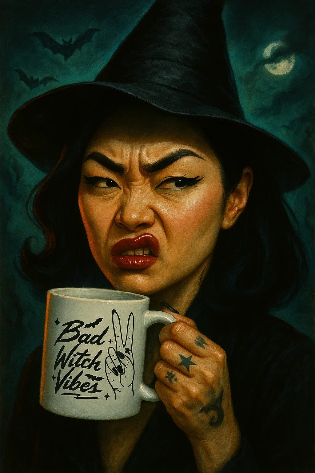 Bad Witch  Vibes coffee mug 15 ounces
