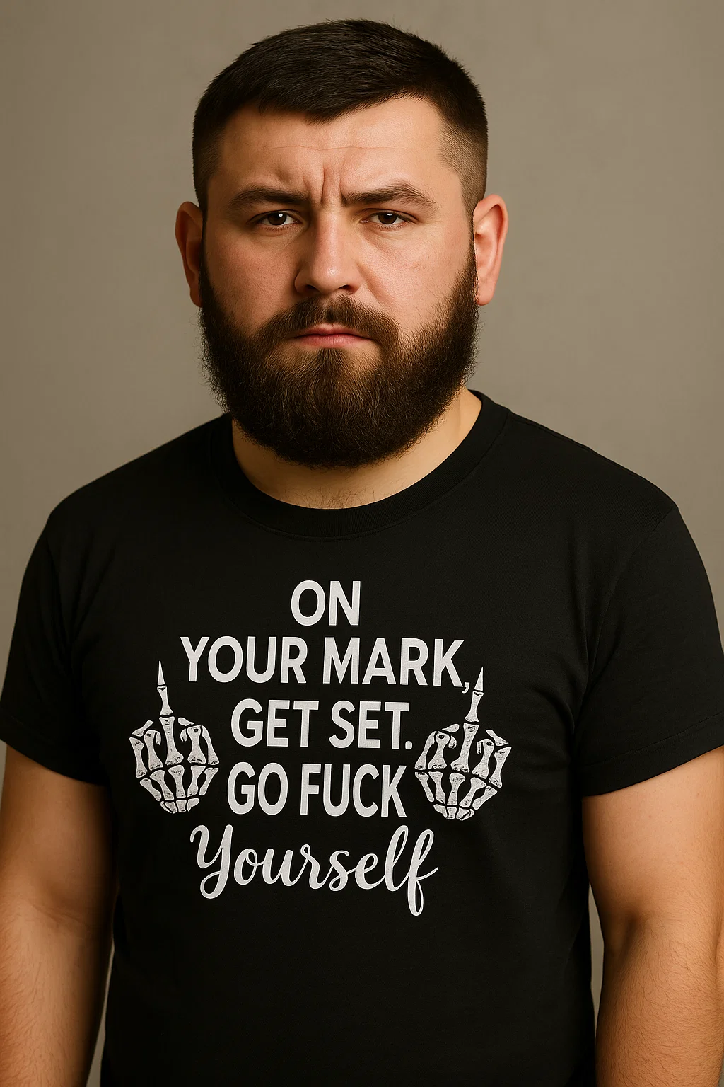 On Your Mark, get Set. Go Fuck Yourself coffee mug 15 ounce or shirts black only.