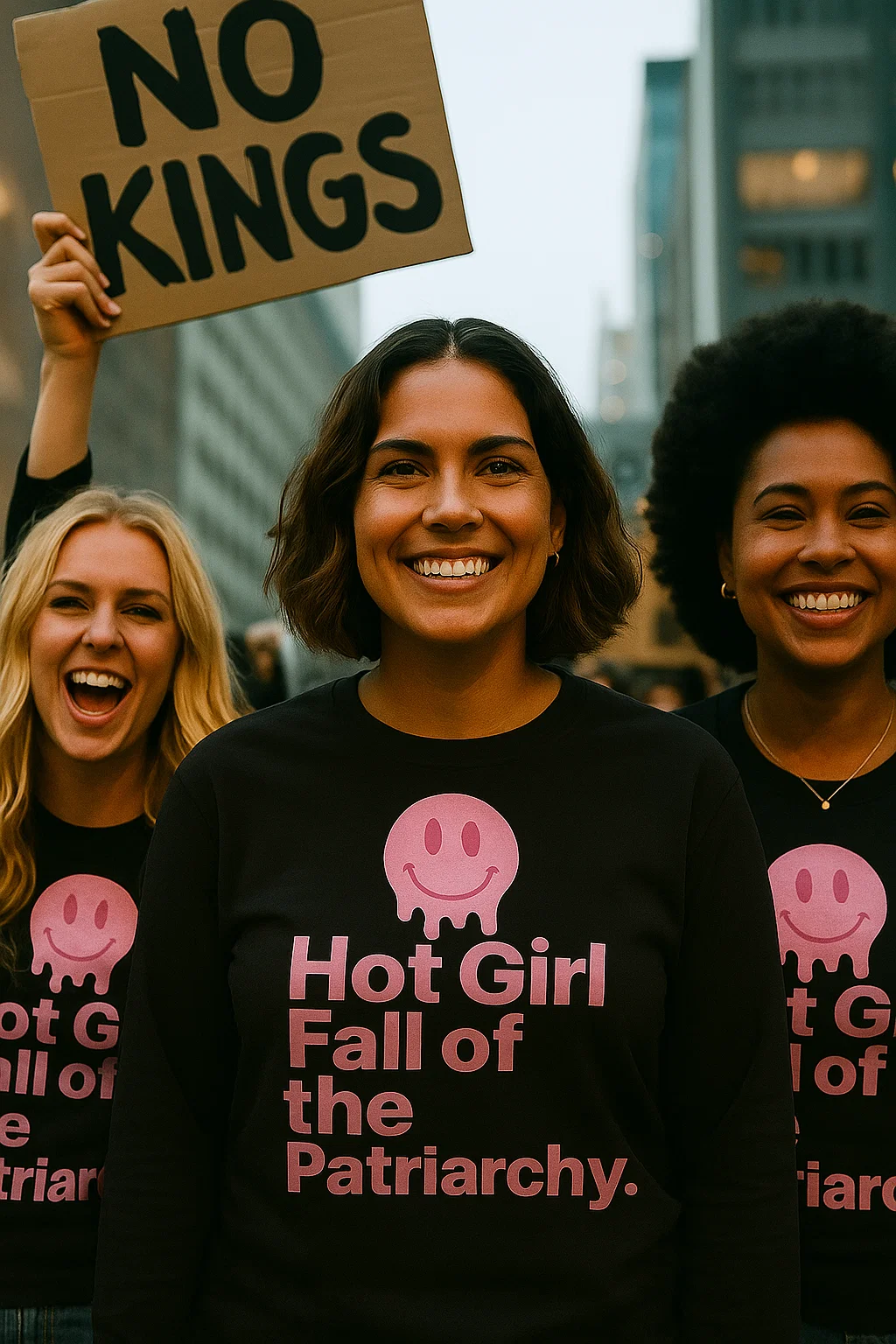 “Hot Girl Fall of the Patriarchy.” Long Sleeve Shirt | Feminist Fall Shirt for Bold Women & Supportive Men ~Fall