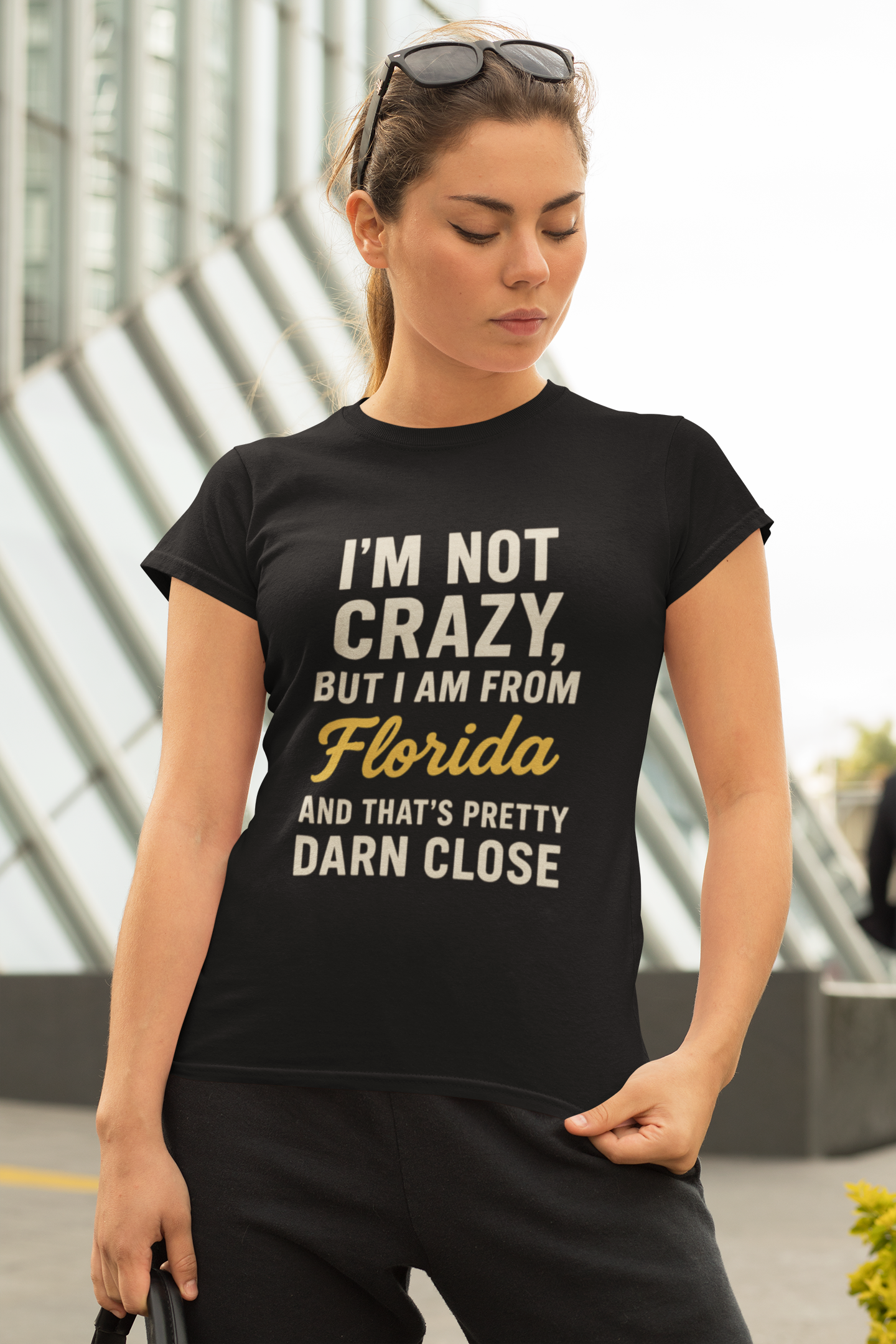 I'm Not Crazy But I Am From Florida Tee for Men & Women | Funny Florida Shirt