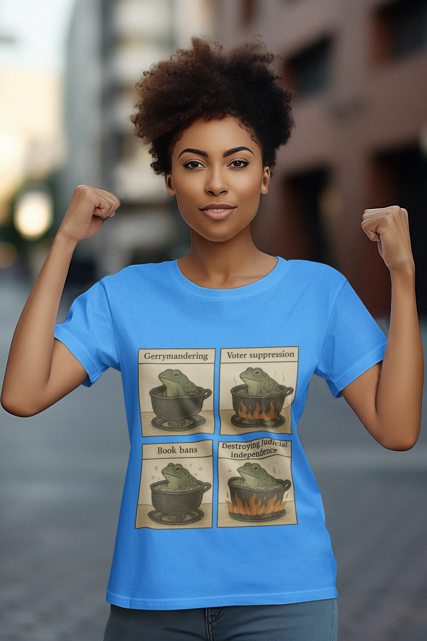 Boiling Frog Democracy – Political Awareness Tee