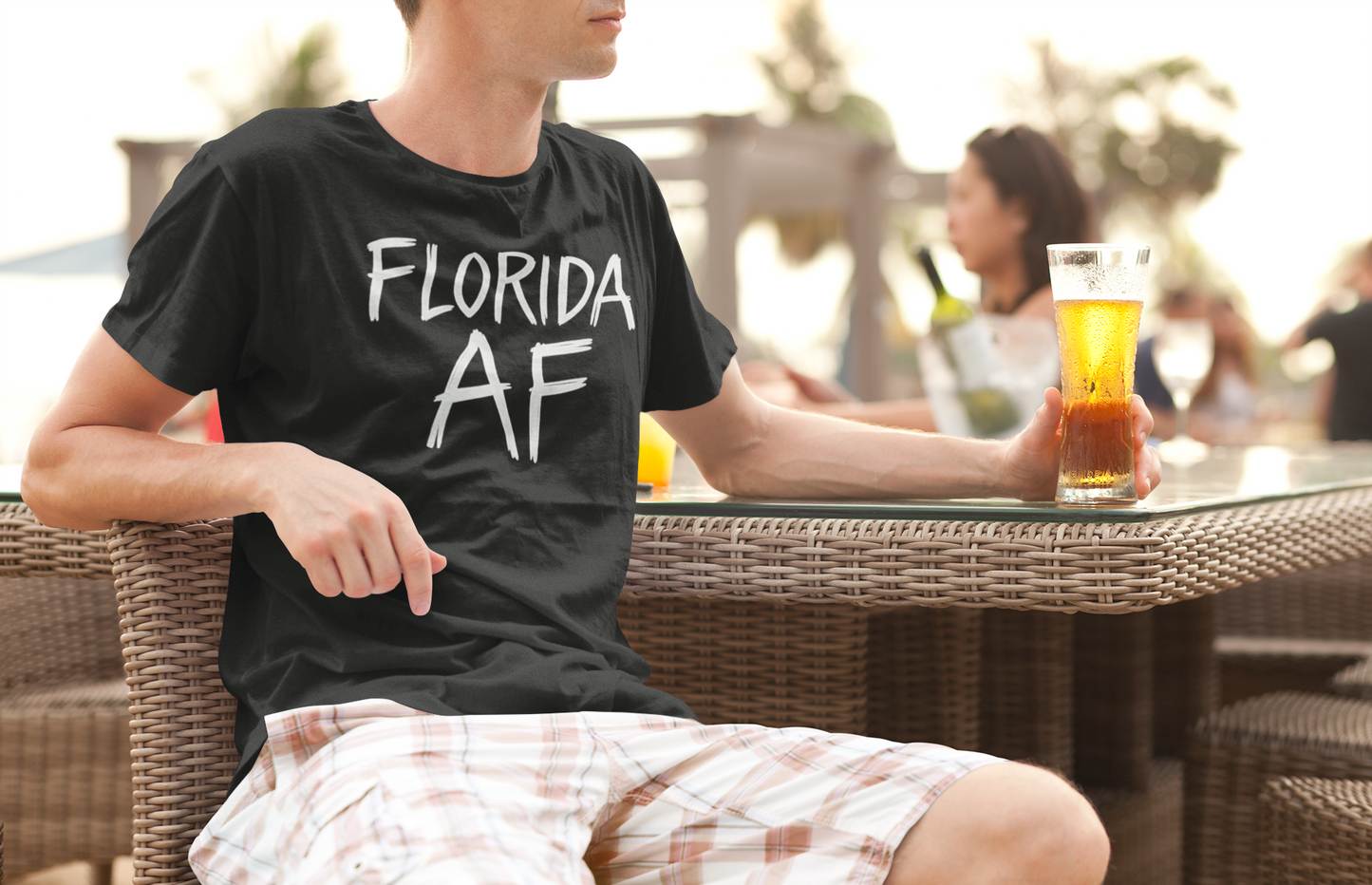 Florida AF Shirt – Bold Handwritten Florida Pride Tee for Men & Women | Funny Florida Shirt