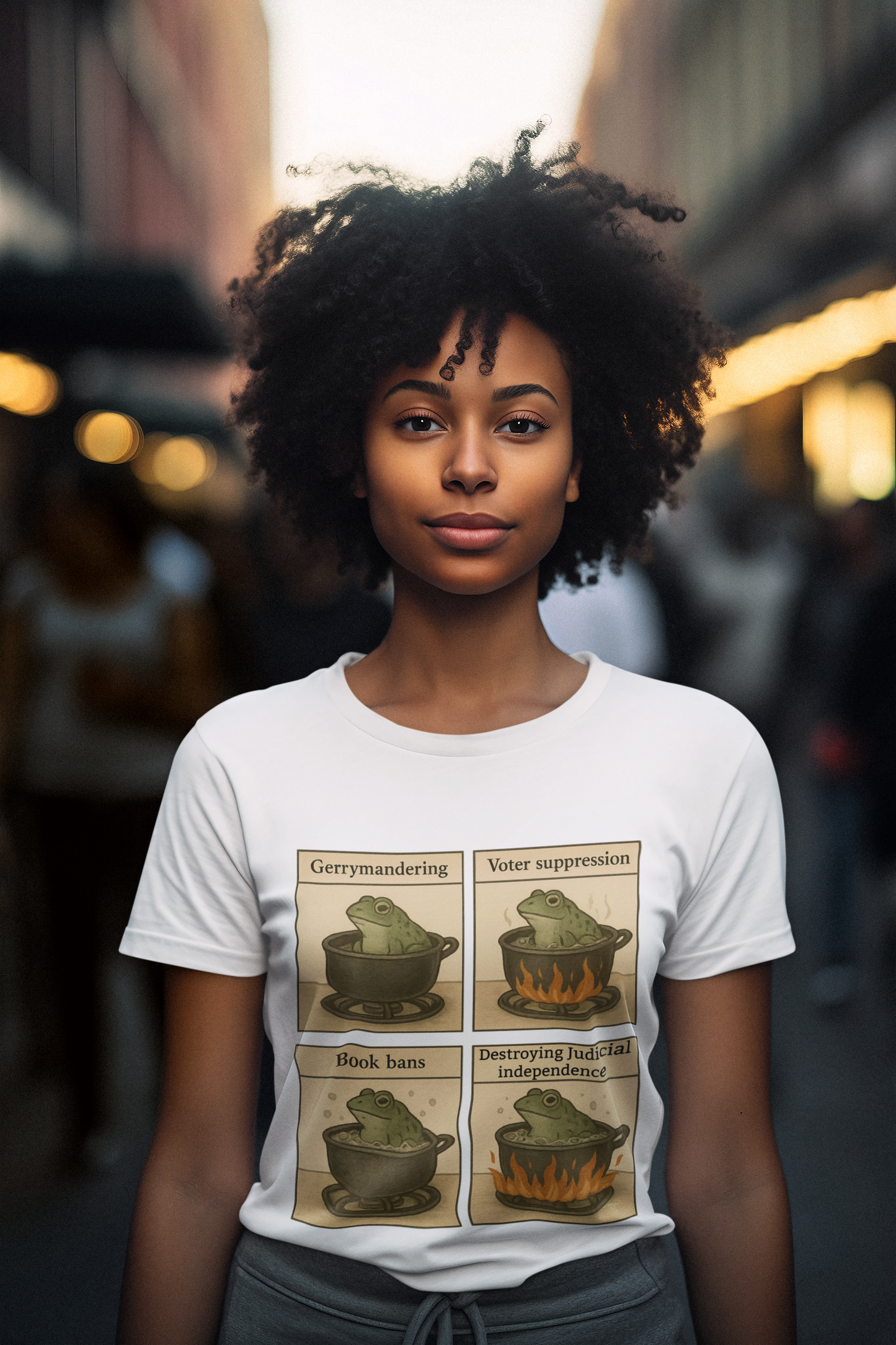 Boiling Frog Democracy – Political Awareness Tee