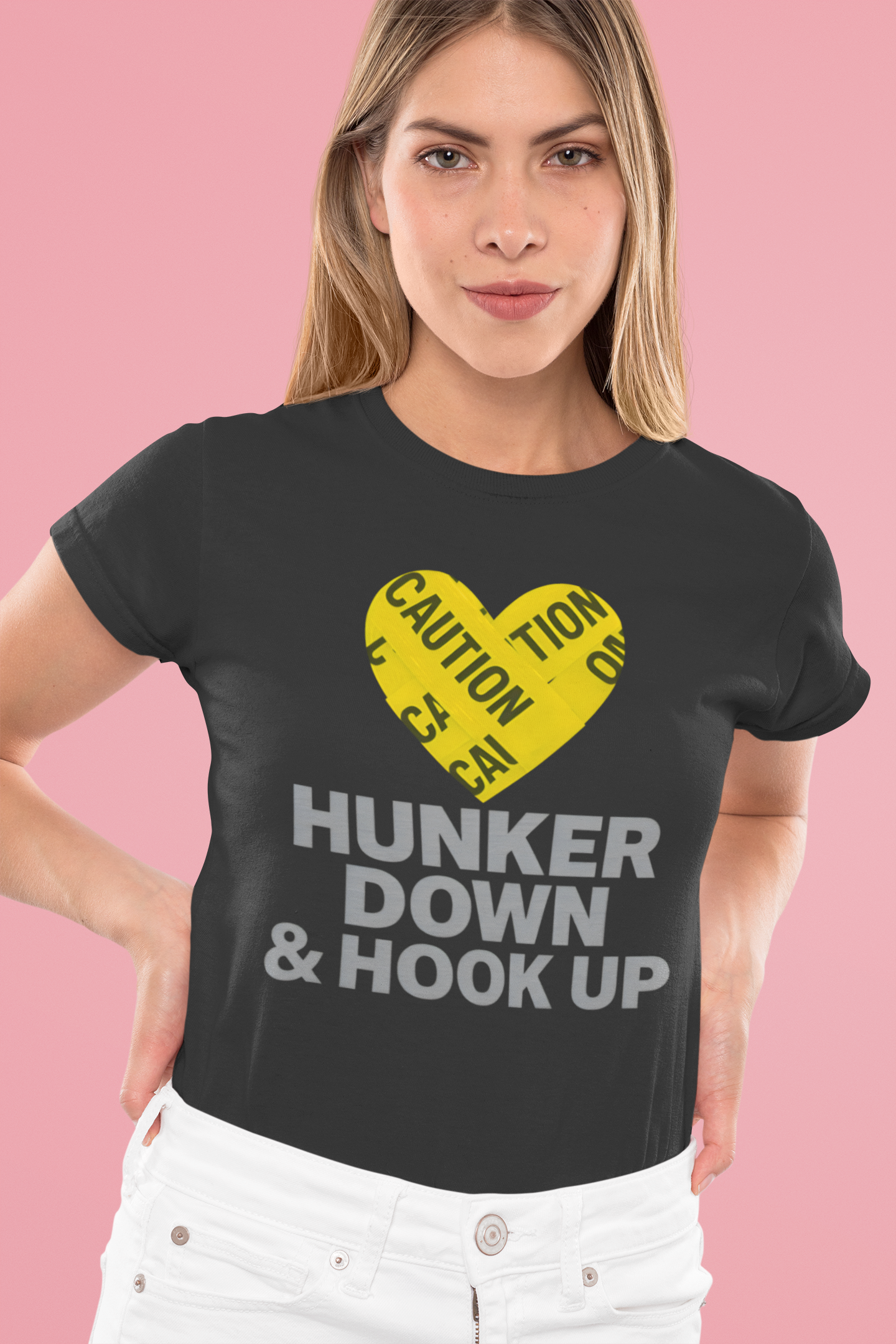 ⚡ Hunker Down & Hook Up – Florida Hurricane Love Language Tee | Funny Florida Shirt