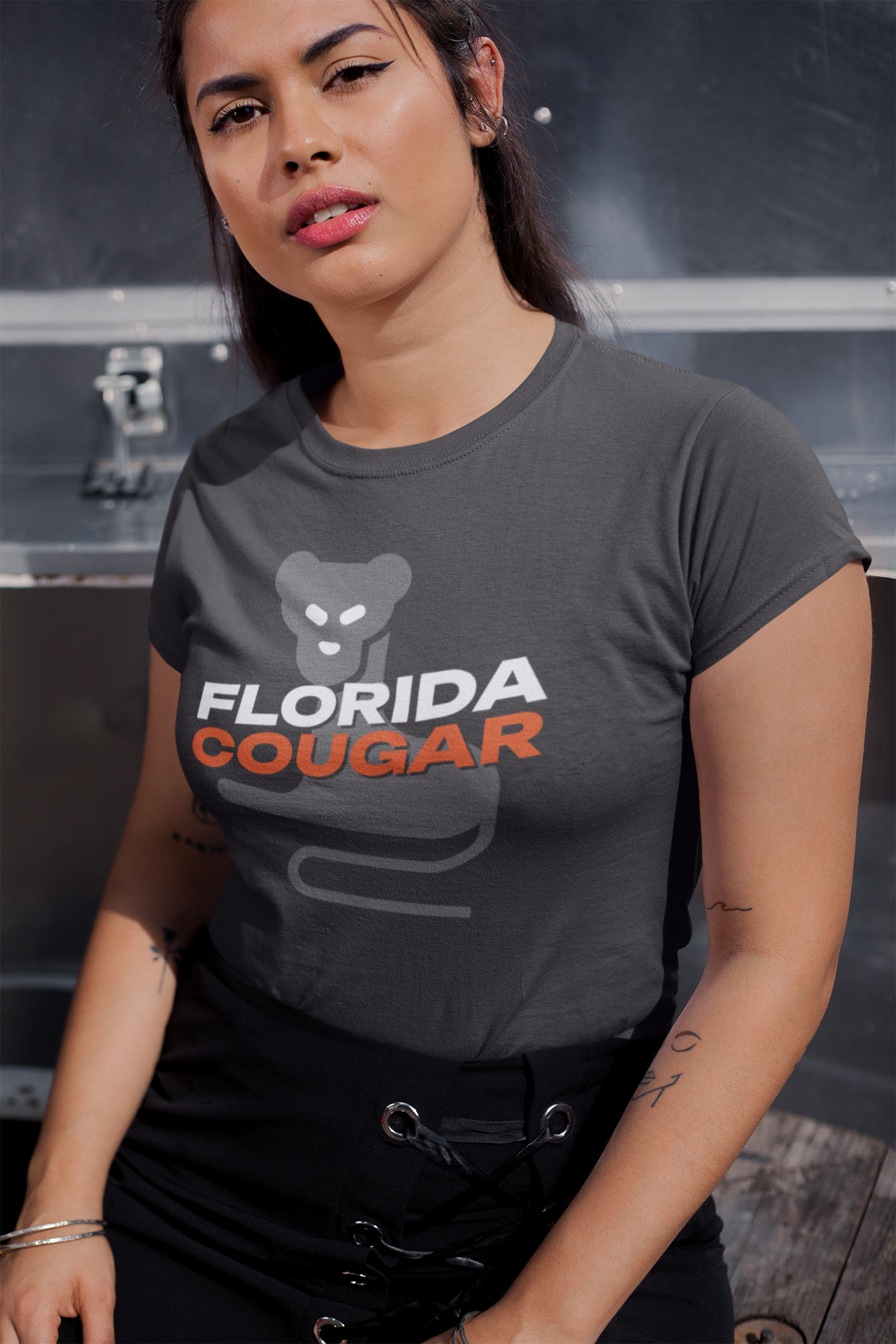 Florida Cougar Shirt | Funny Women’s Florida Panther & Sass Tee