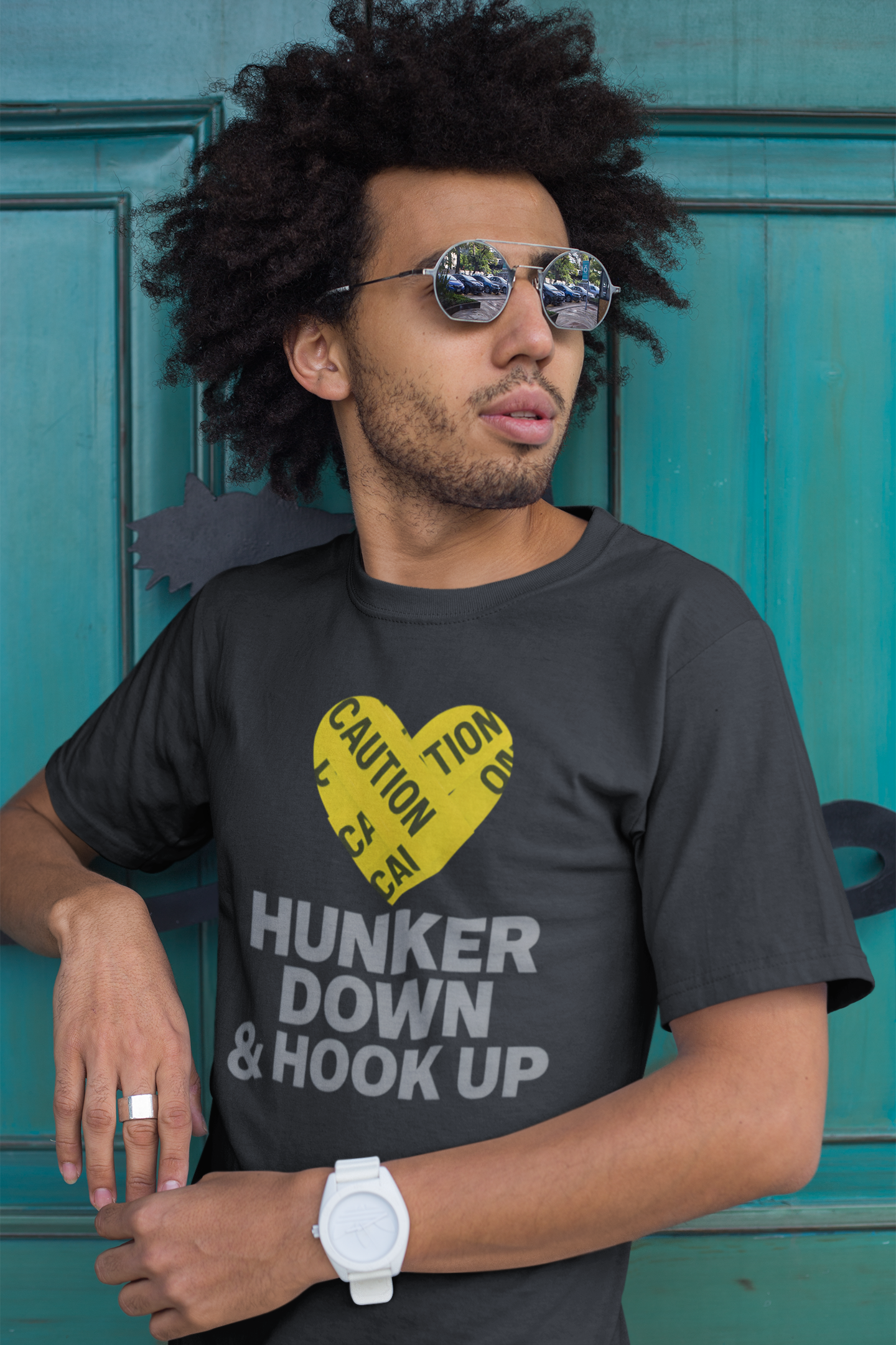⚡ Hunker Down & Hook Up – Florida Hurricane Love Language Tee | Funny Florida Shirt