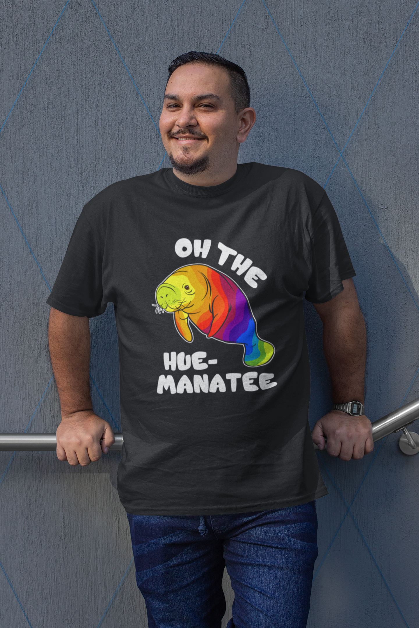 Oh the Hue Manatee shirt or coffee mug 15 ounces