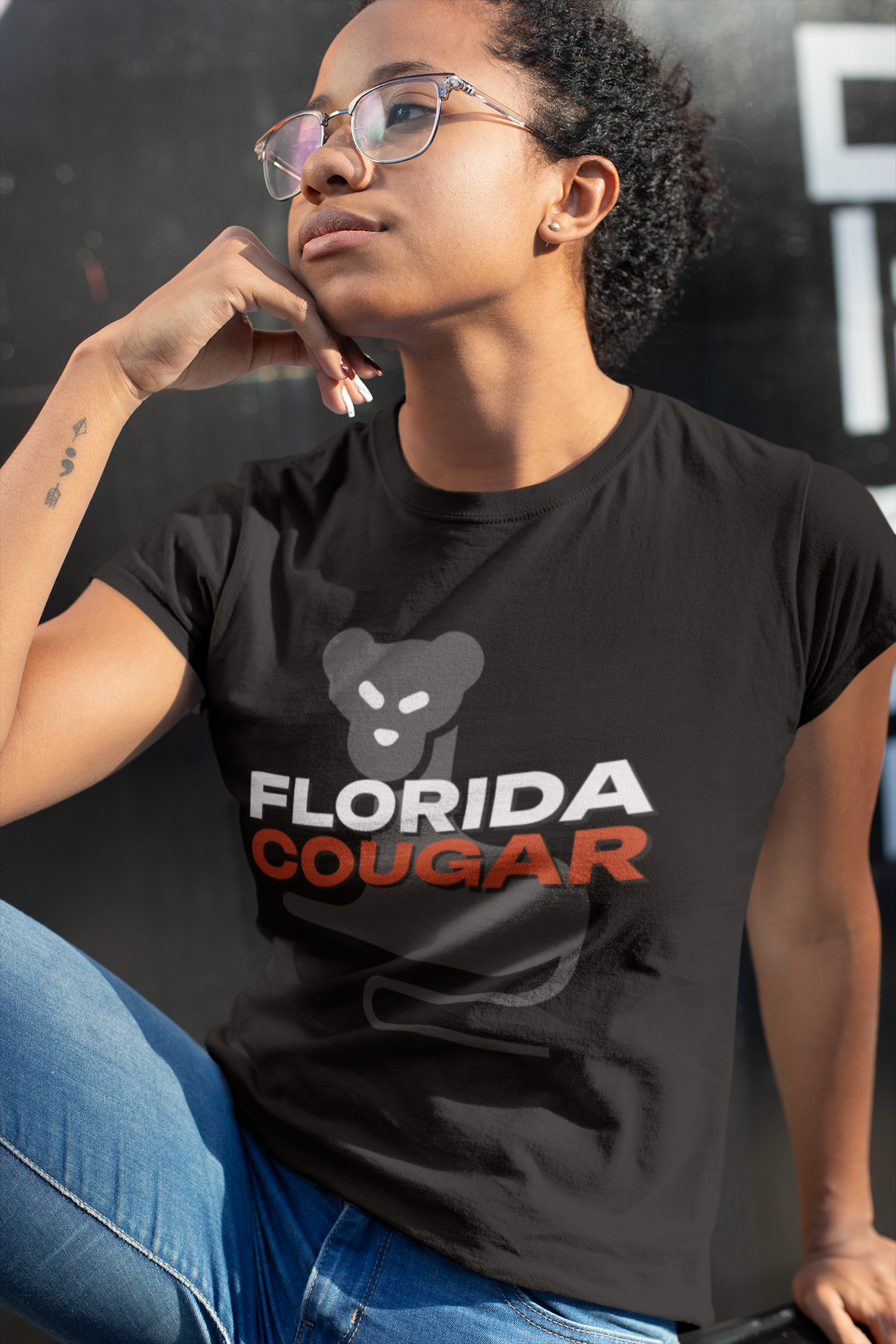 Florida Cougar Shirt | Funny Women’s Florida Panther & Sass Tee
