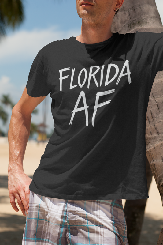 Florida AF Shirt – Bold Handwritten Florida Pride Tee for Men & Women | Funny Florida Shirt