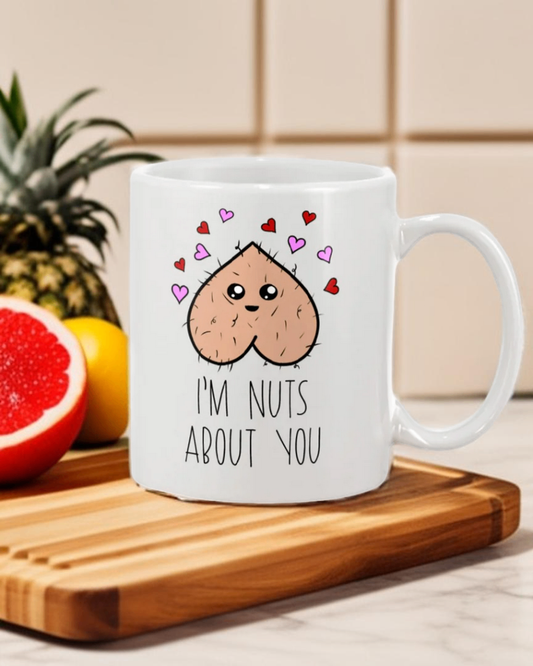 I'm Nuts about You coffee mug 15 ounces