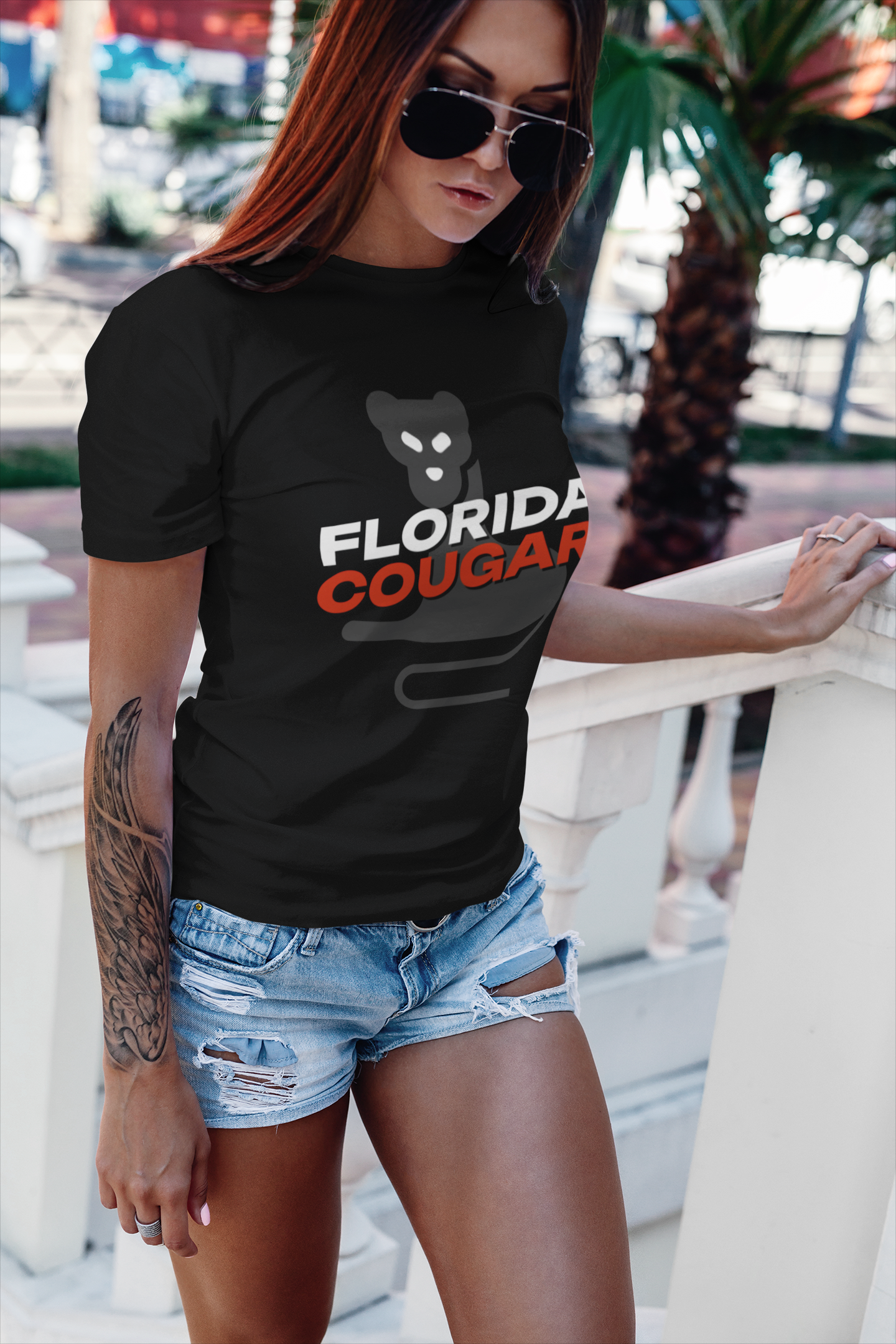 Florida Cougar Shirt | Funny Women’s Florida Panther & Sass Tee