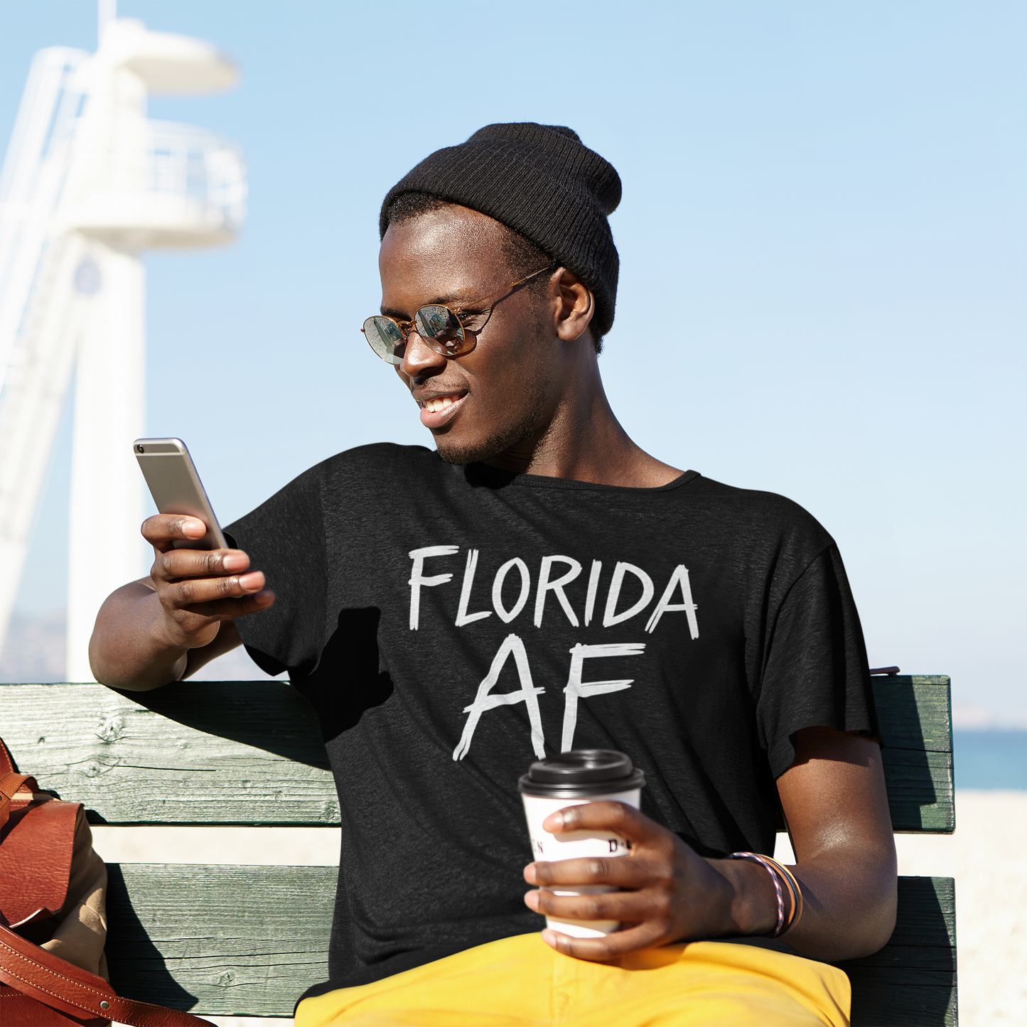 Florida AF Shirt – Bold Handwritten Florida Pride Tee for Men & Women | Funny Florida Shirt