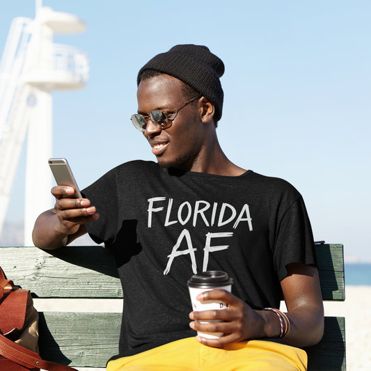 Florida AF Shirt – Bold Handwritten Florida Pride Tee for Men & Women | Funny Florida Shirt
