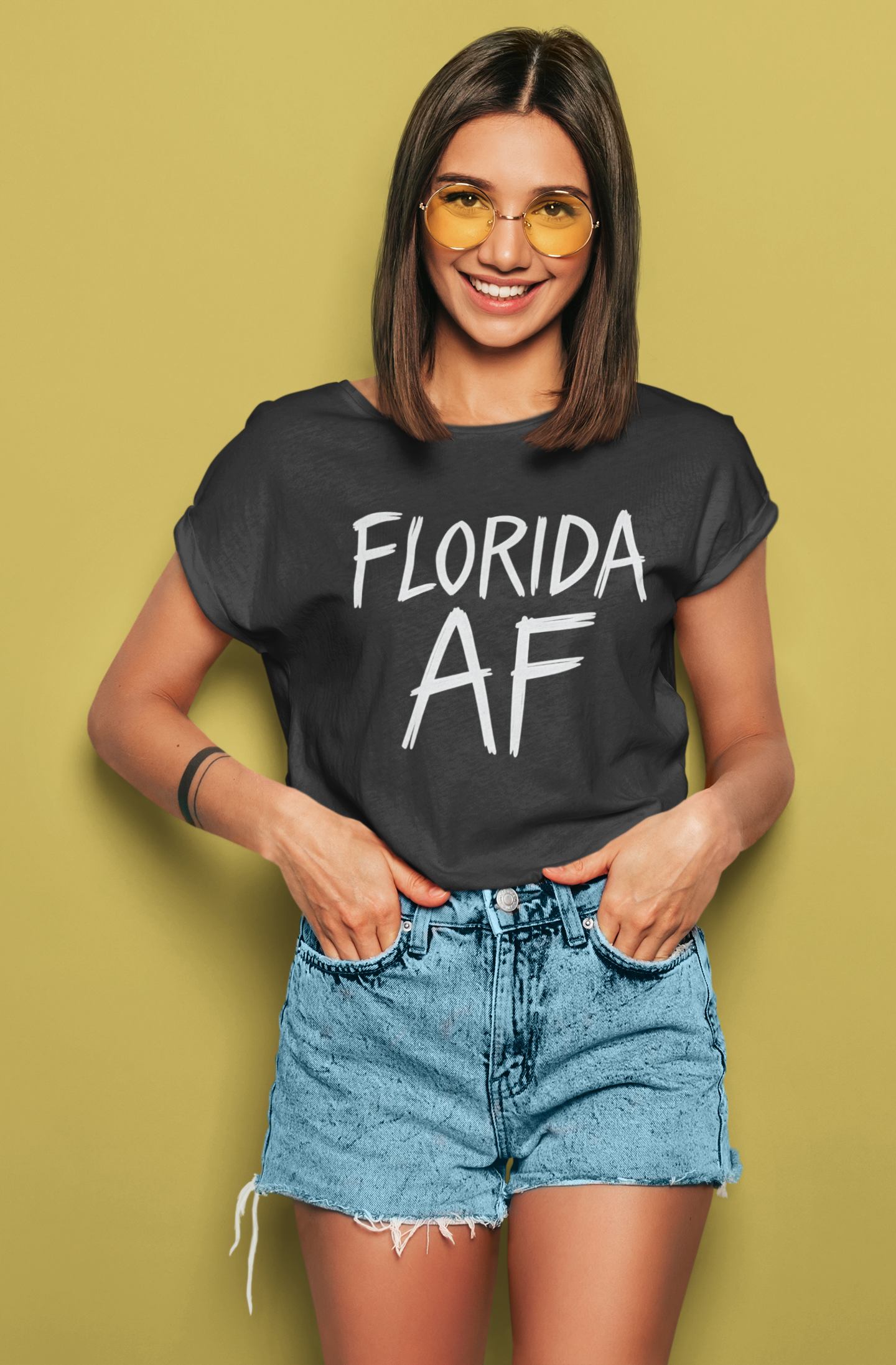 Florida AF Shirt – Bold Handwritten Florida Pride Tee for Men & Women | Funny Florida Shirt