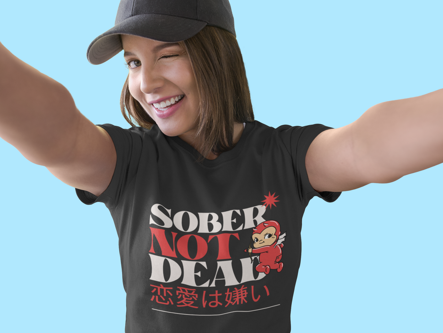 Sober Not Dead Shirt & Mug | Funny Sobriety & Anti-Romance Apparel