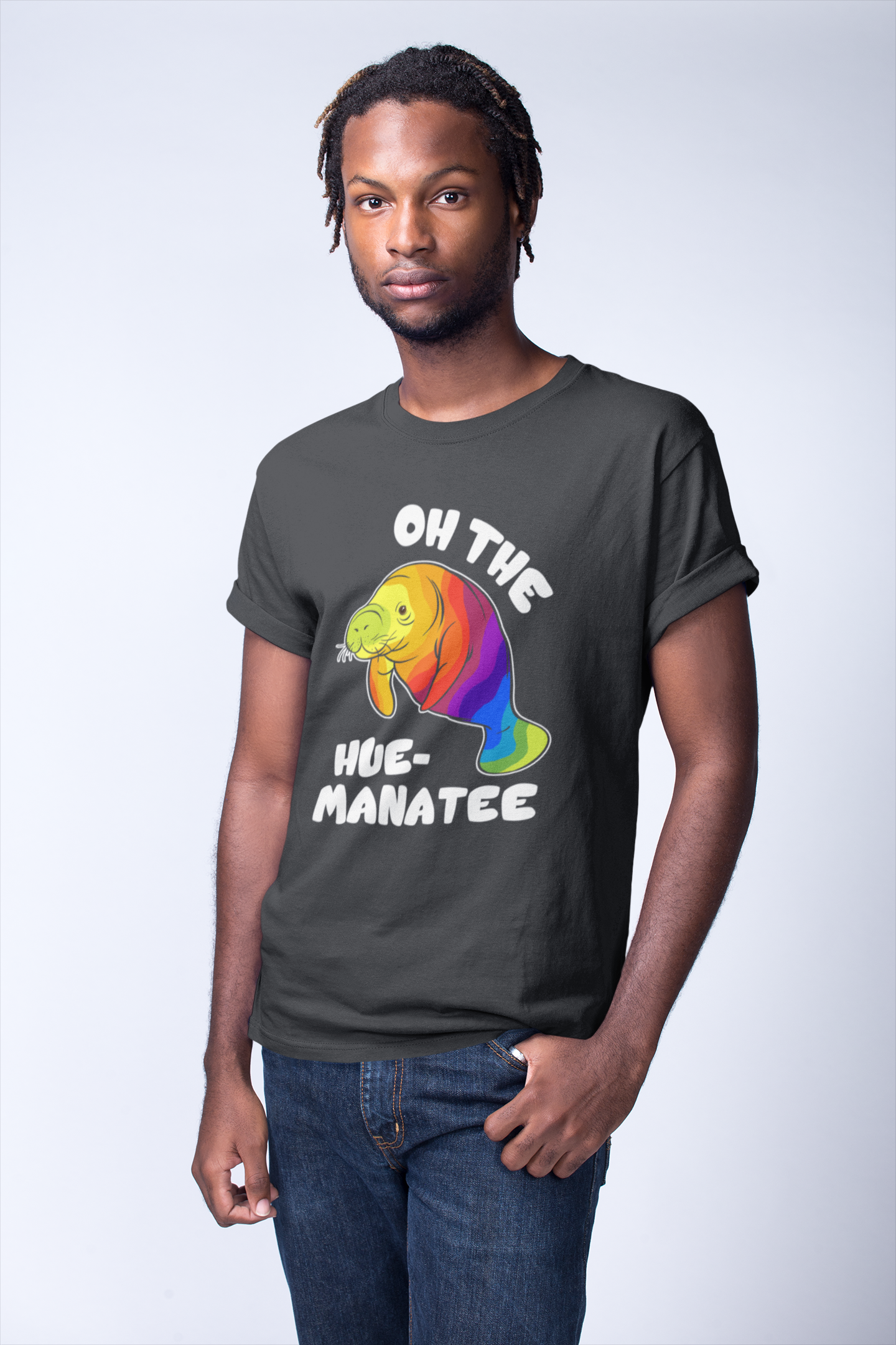 Oh the Hue Manatee shirt or coffee mug 15 ounces