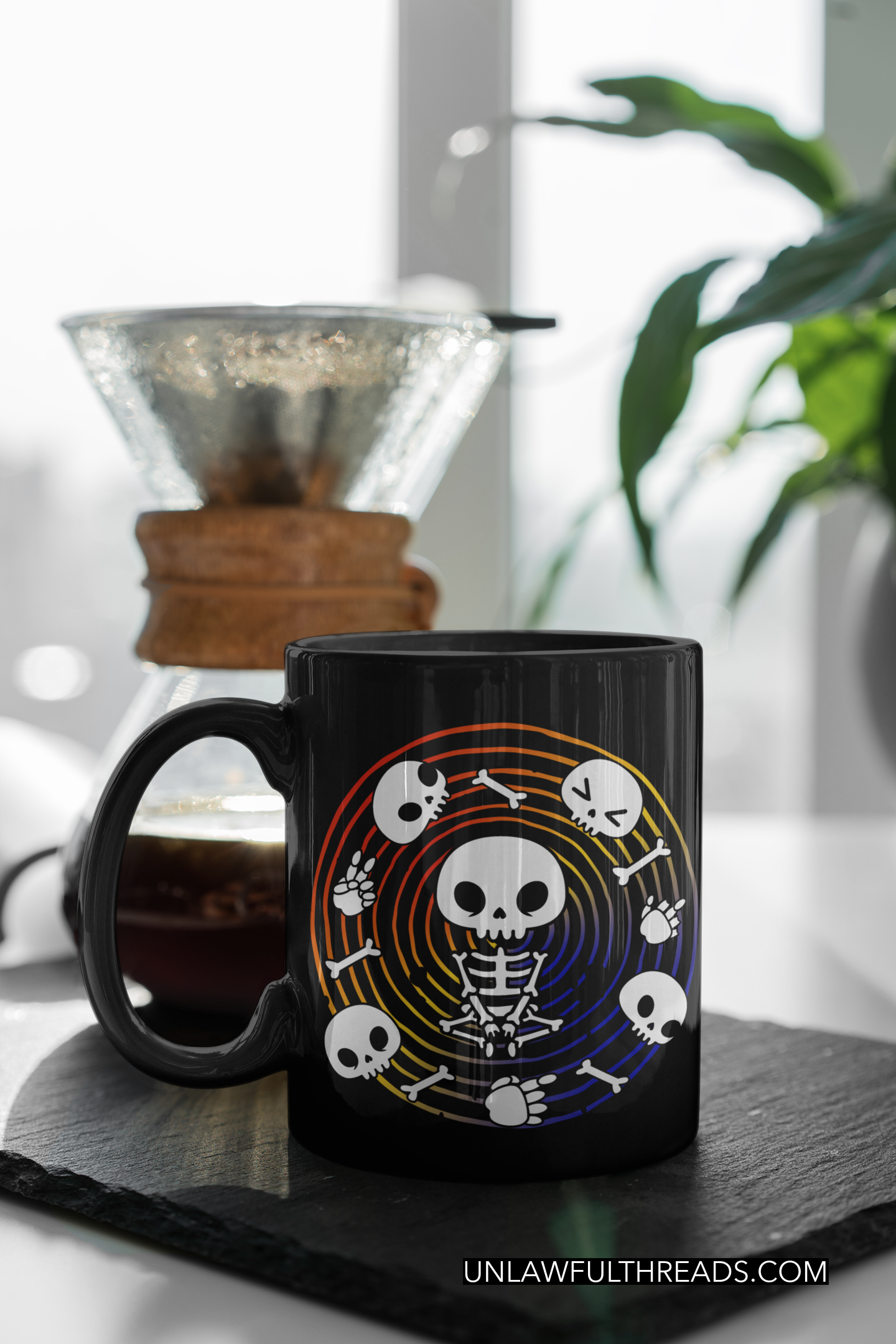 Trance Skulls coffee mug 15 ounce mug