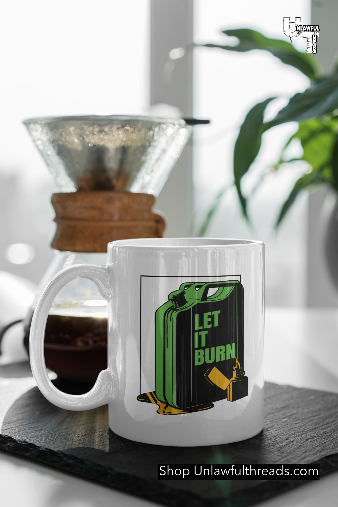 Let It Burn 15 oz. ceramic mug