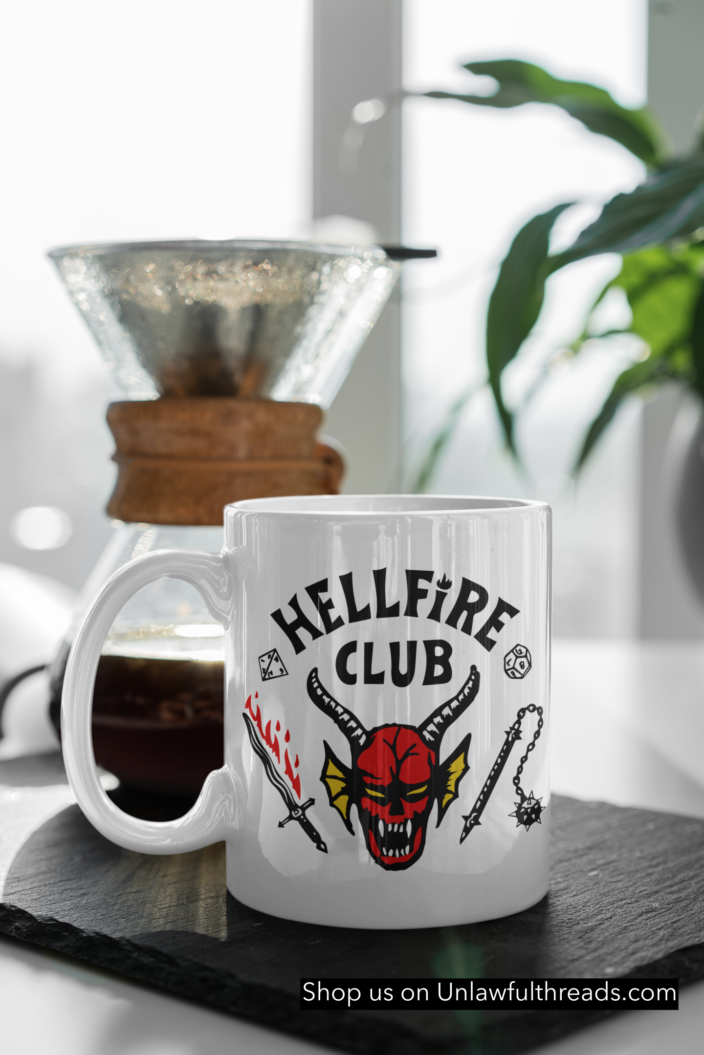 Hellfire Club shirts and mugs available asap. men's, women's and youth's sizes going fassst