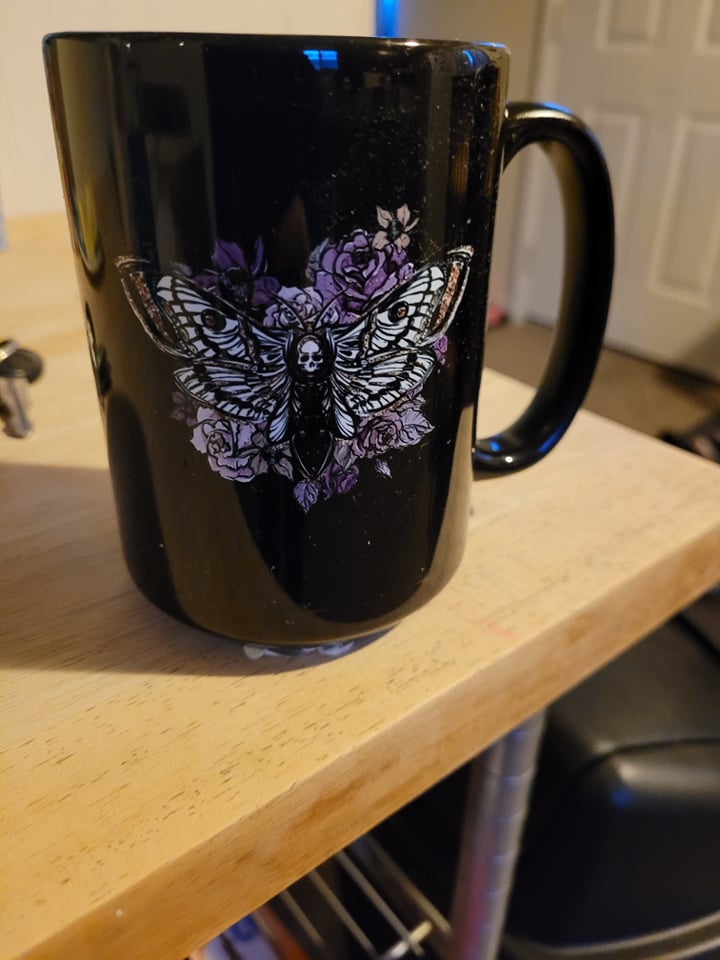 Death Moth Skull Flowers