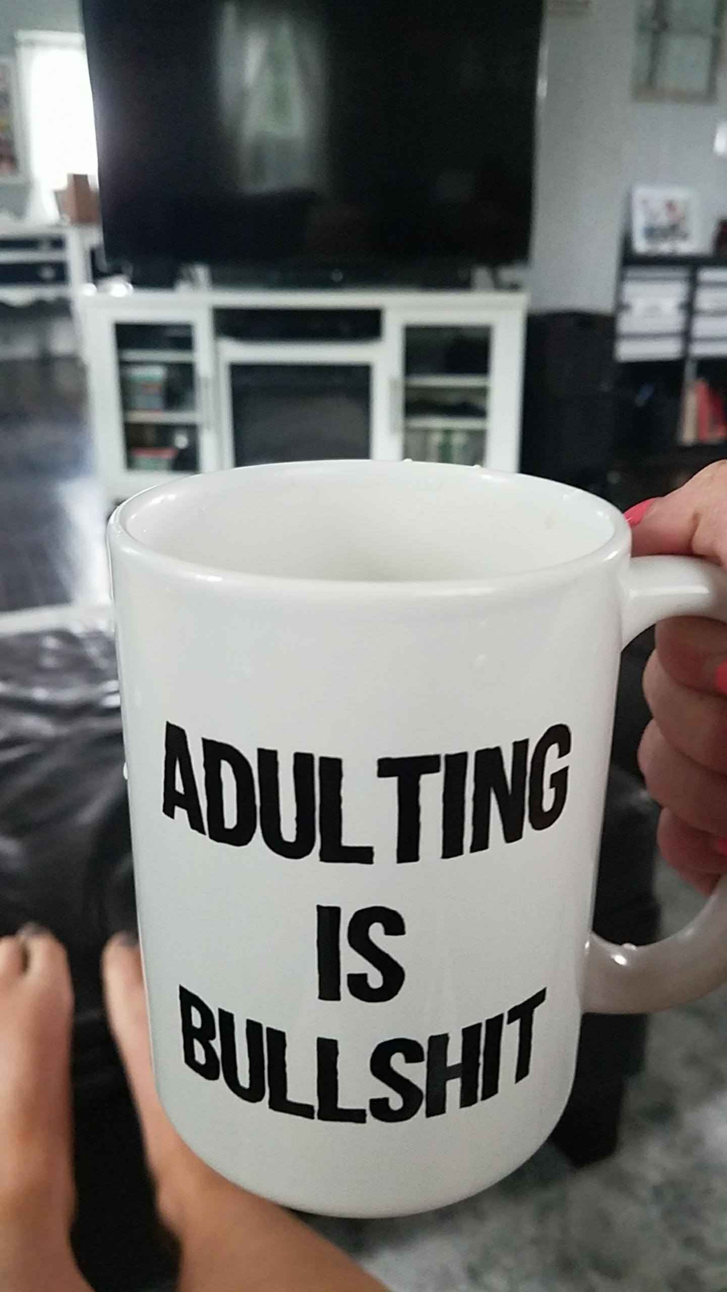 Adulting is Bullshit coffee mug15oz Mug