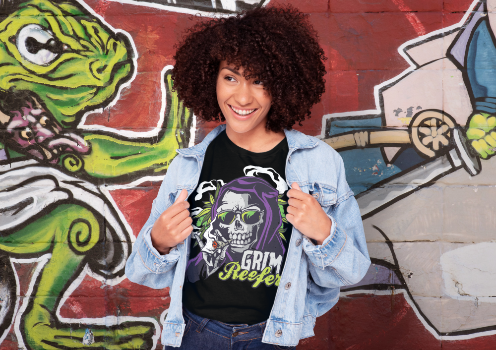 Grim Reefer shirt mens/womens Gildan shirt