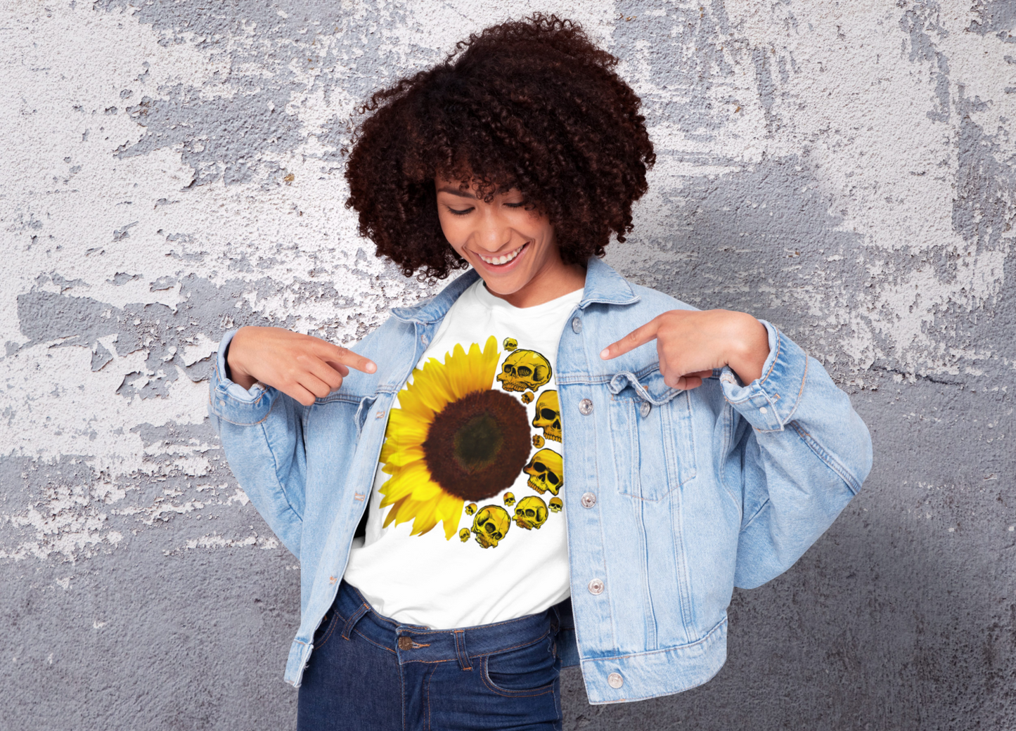 Sunflower Skulls ~ shirts and coffee mugs available