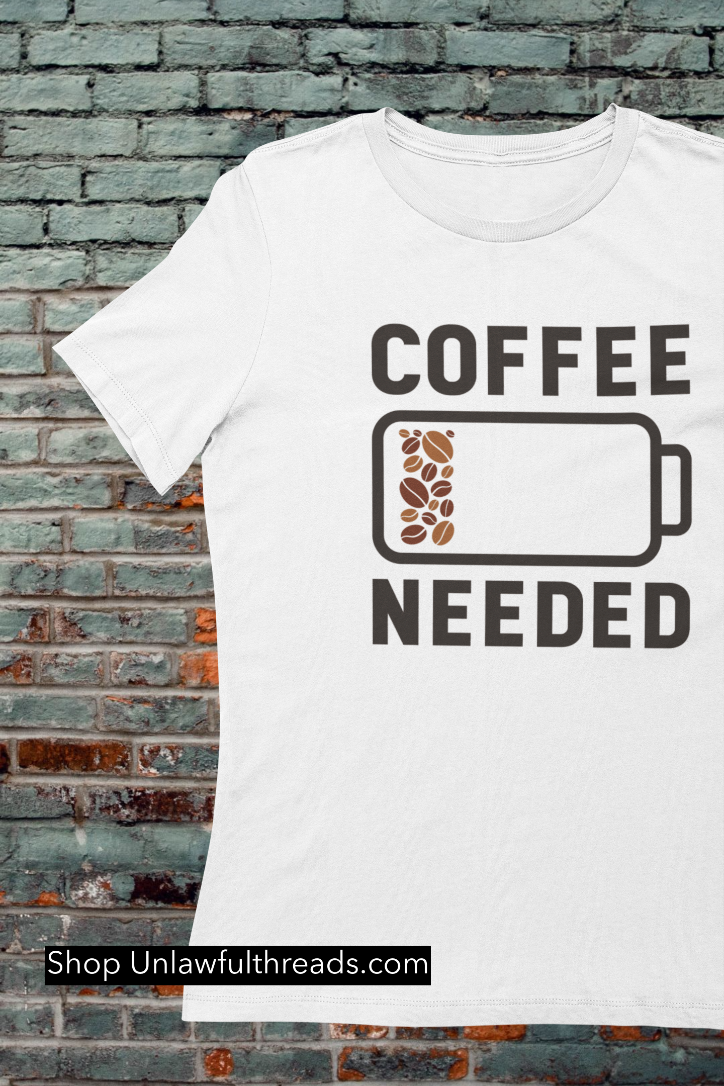 Coffee Needed classic cotton shirts male and female cuts available