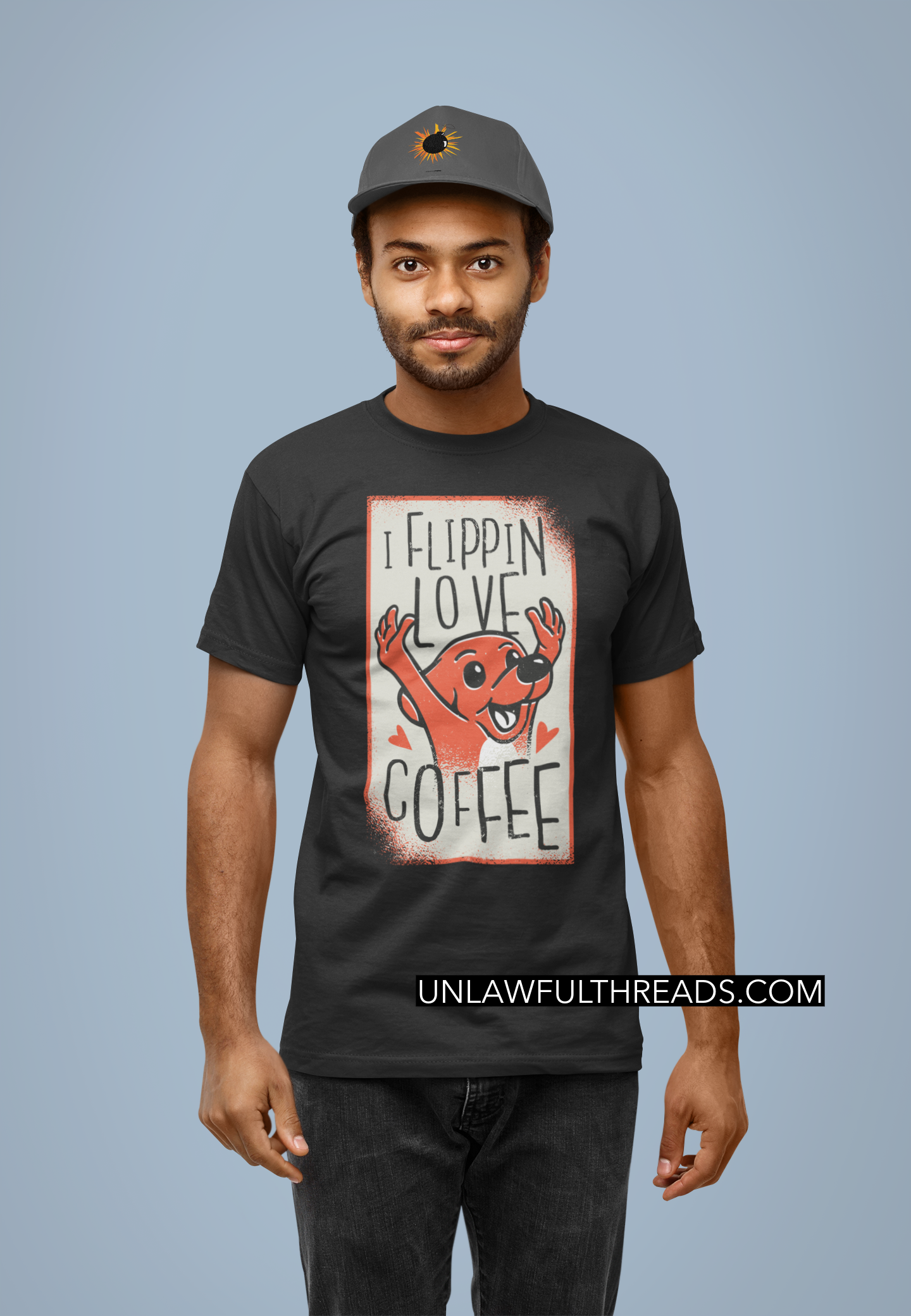 I Flippin love Coffee shirt mens/womens Gildan