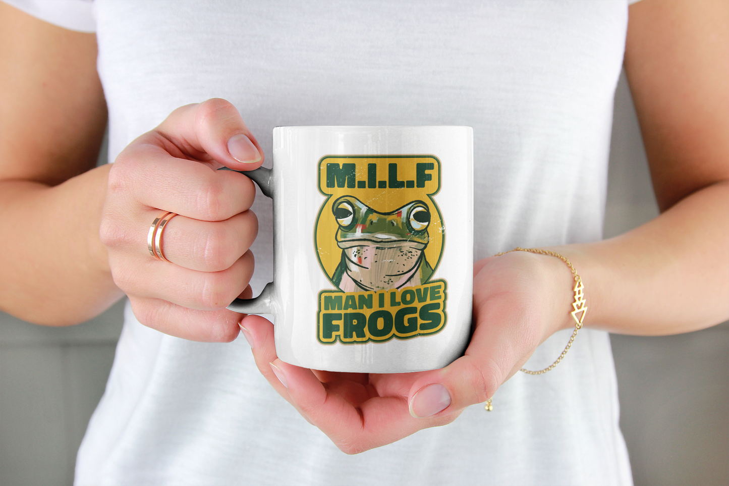 MILF Man I Love Frogs coffee mug 15 ounces or shirts