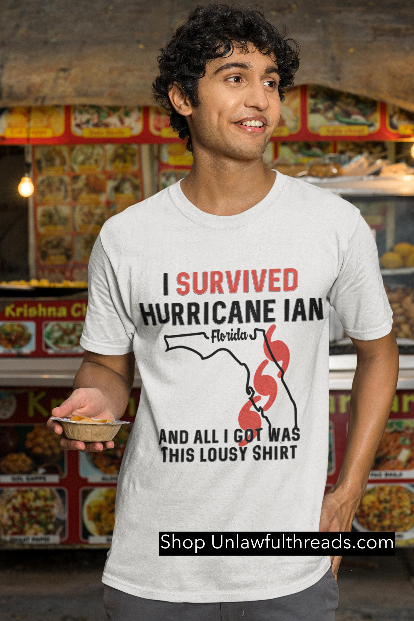 I survived hurricane Ian and all I got was this lousy shirt classic cotton shirts