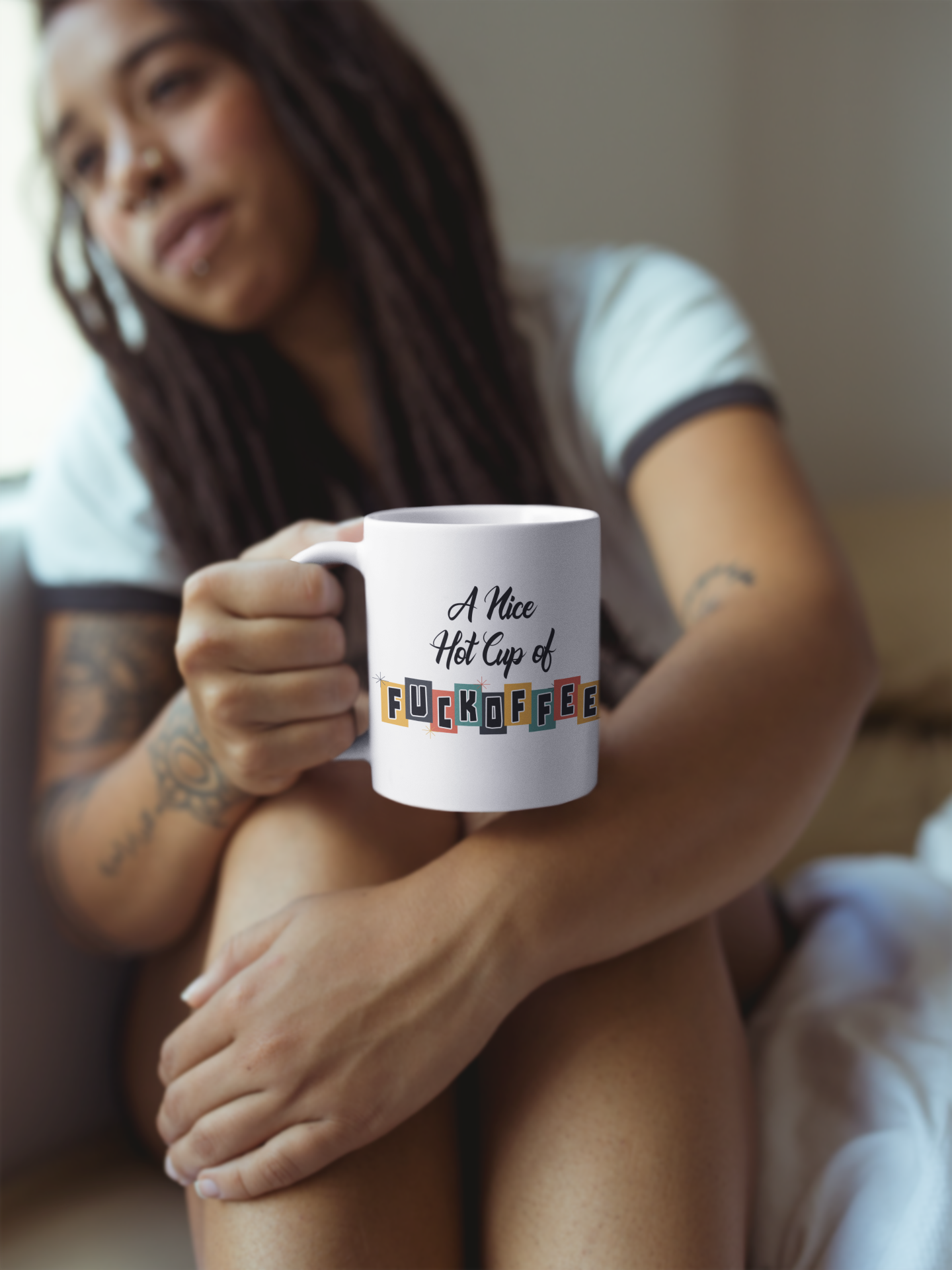 A Nice Hot Cup of F*ckoffee coffee mug 15 oz. mug