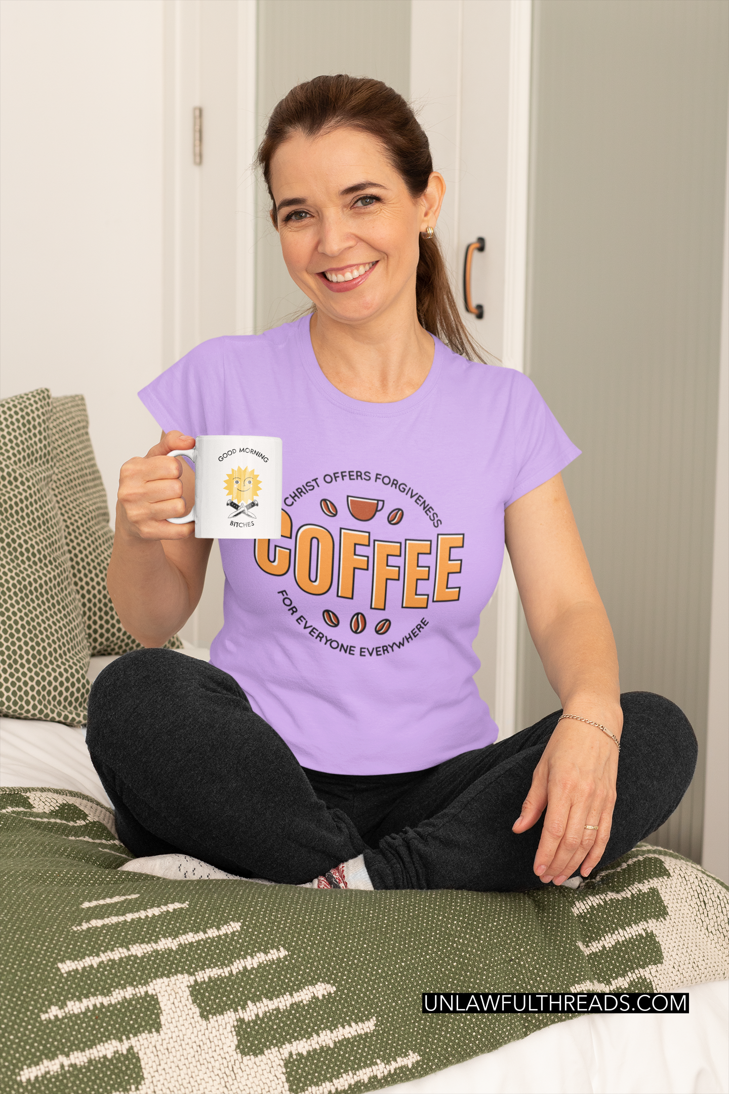 C.O.F.F.E.E. Christ Offers Forgiveness For Everyone Everywhere shirt mens/womens Gildan
