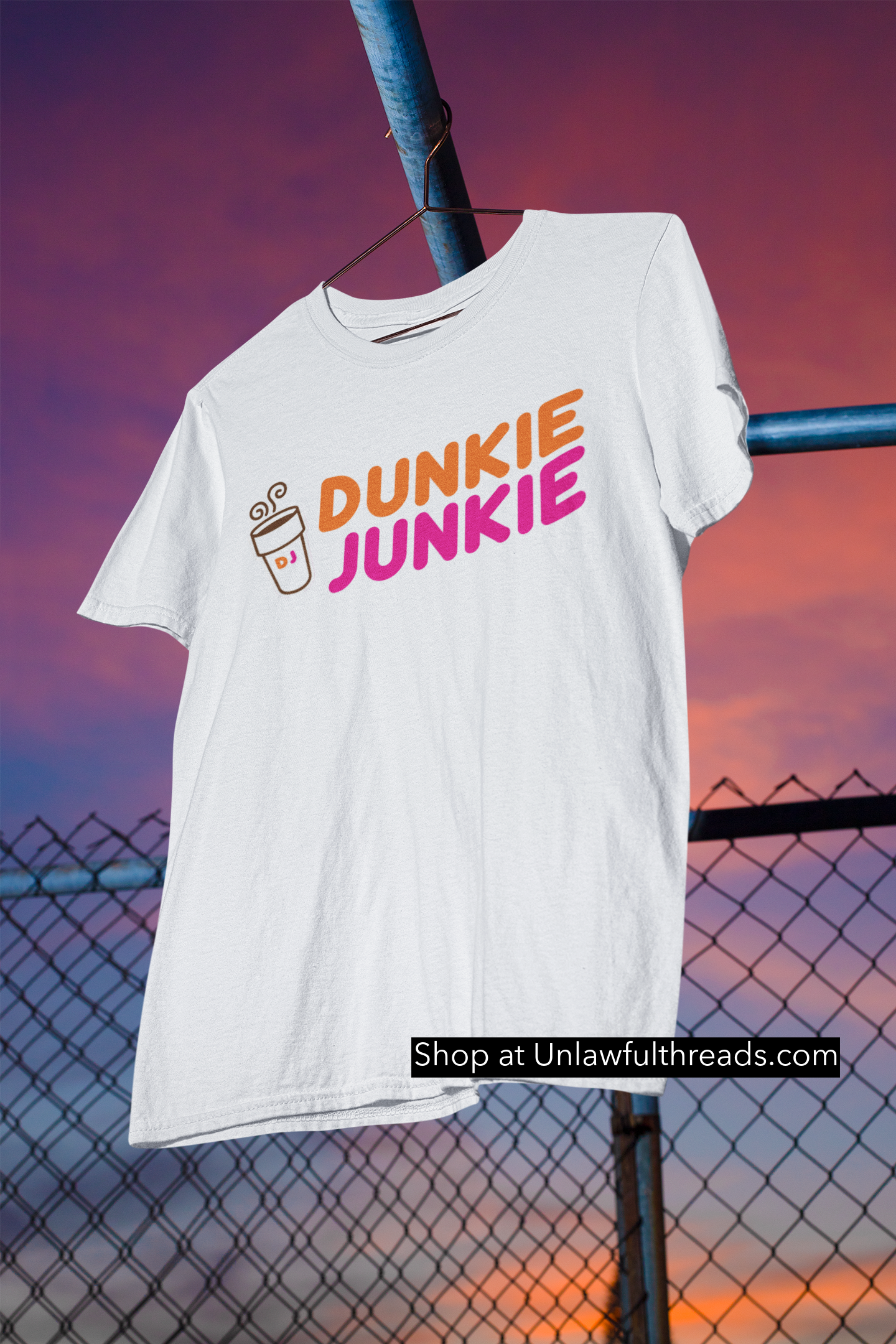 Dunkie Junkie shirts 100% cotton