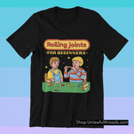 Rolling joints for Beginners   100% cotton shirts mens and womens fits