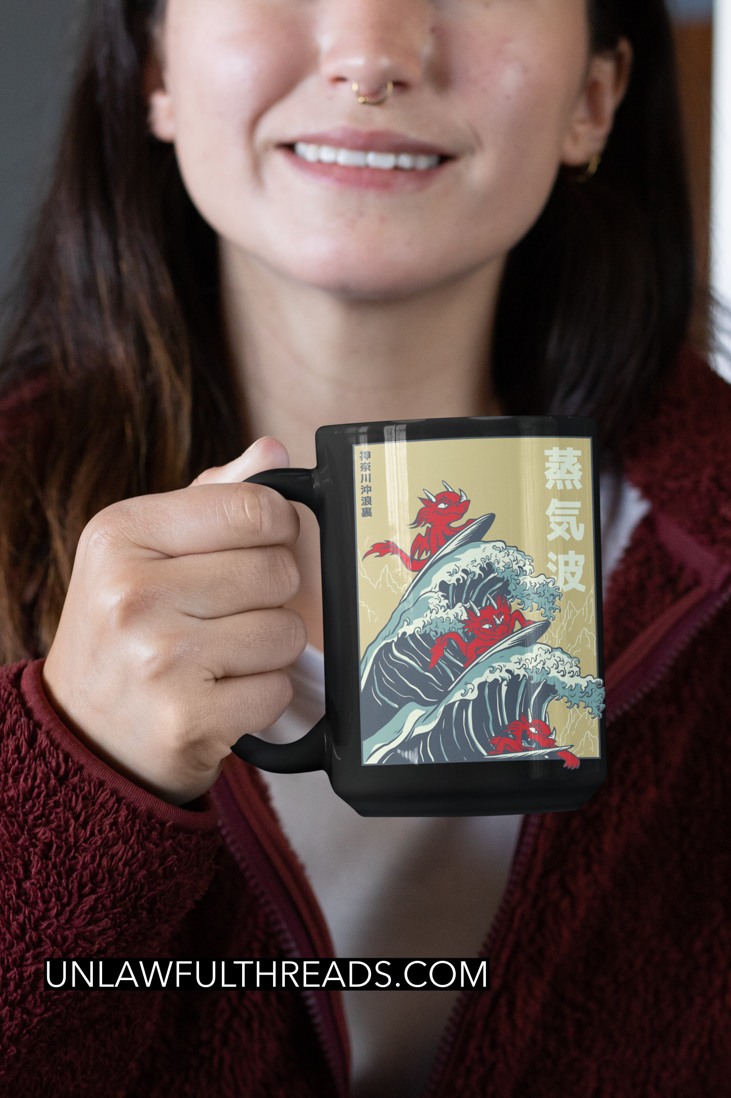 My dragons surf shirts and coffee mugs available 15 oz mug